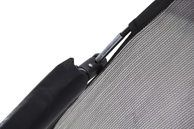 Trampoline with enclosure