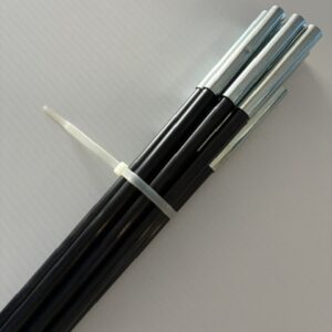 Fiberglass Poles - 8x12ft Big Air Trampoline - Curve Pole Design